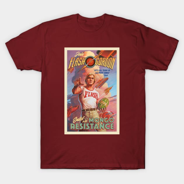 Join Flash Gordon! T-Shirt by sandradeillustration